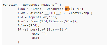Код в файле functions.php